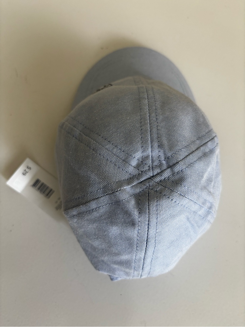 Jacadi l’esprit Baby Oxford ball cap - Blue/White 12M/47cm - NWT - Picture 6 of 11